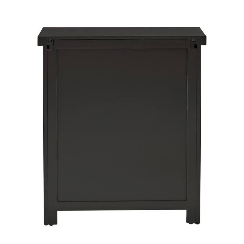 Glassell Geometric Glass Door Storage Cabinet with Adjustable Shelves by iNSPIRE Q Classic