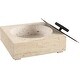 preview thumbnail 3 of 4, Uttermost 18196 Natural Luxe 4-1/2" Tall Iron and Travertine Boxes