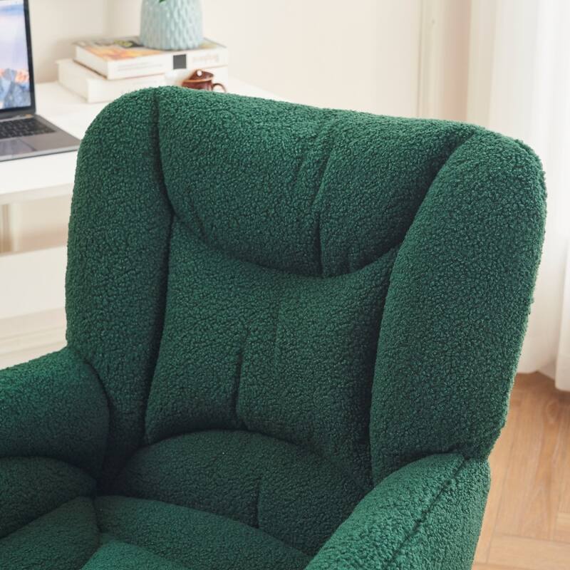 Modern Home Office Adjustable Swivel Task Desk Arm Chair with Wheels