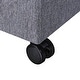 preview thumbnail 58 of 149, Adeco Square Storage Ottoman 17 inch Footstool