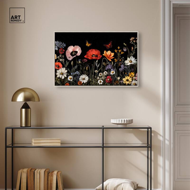 Wildflower Panorama Canvas by Art Remedy