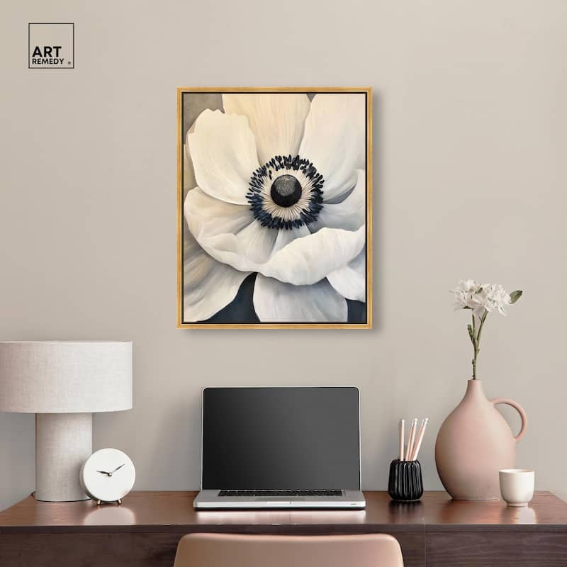 Heart of the Anemone Canvas by Art Remedy