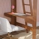 preview thumbnail 8 of 27, Max and Lily Mid-Century Modern Twin Loft Bed with Desk and Bookshelf