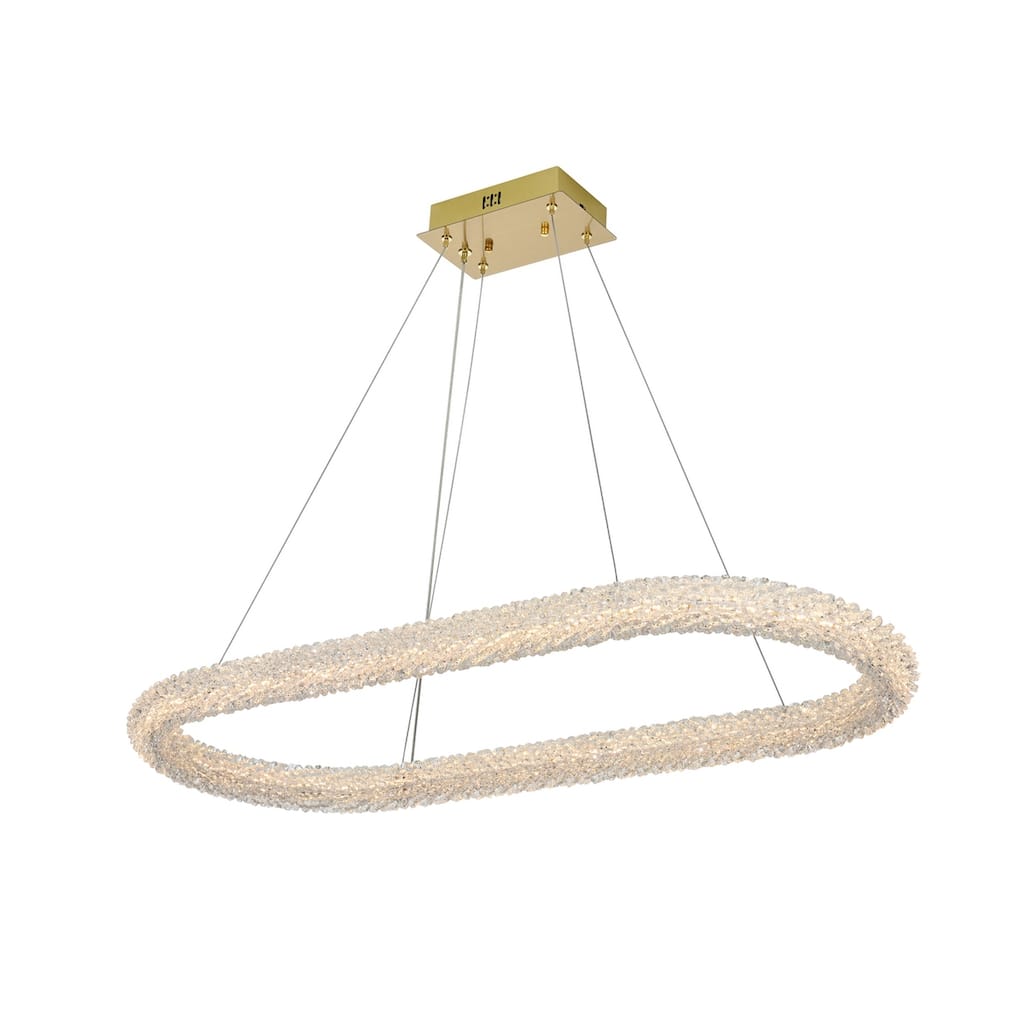 Indigo Home 42 inch Adjustable LED Chandelier