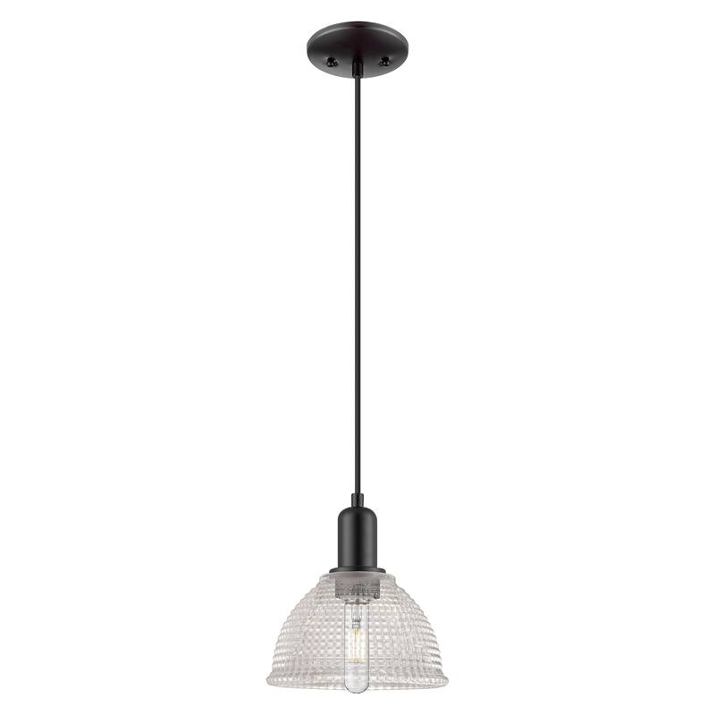 Innovations Lighting Endless Possibilities Arcadia - Arietta - 1 Light 8" Cord Hung Mini Pendant - Matte Black