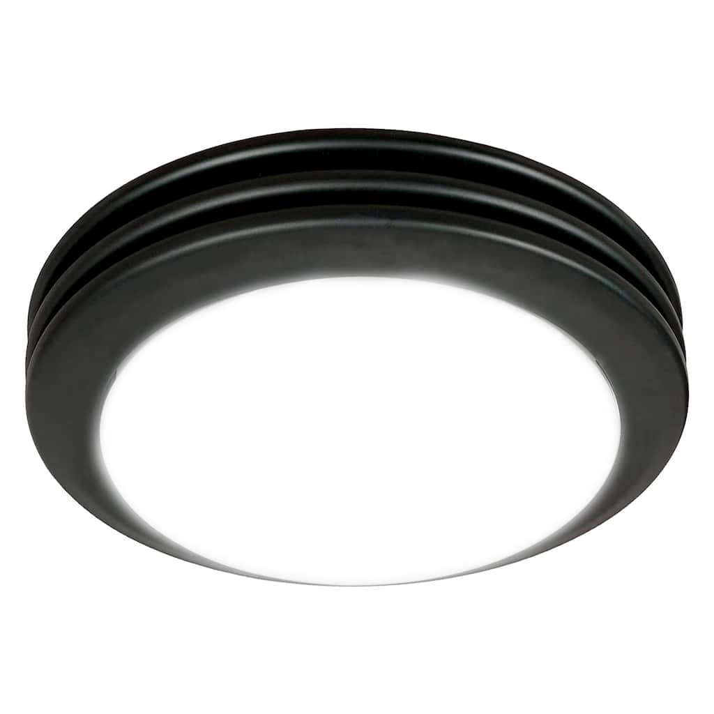 Akicon Ultra Quiet Bathroom Exhaust Fan with LED Light 80CFM 2.0 Sones Round Bathroom Ventilation Fan with Frosted Glass Cover