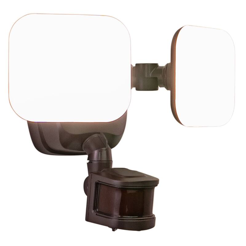 Theta LED Outdoor Motion Sensor Adjustable Security Flood Light