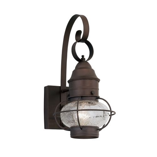 Designers Fountain 1751-RT 1 Light Outdoor 7" Onion Wall Lantern from the Nantucket Collection
