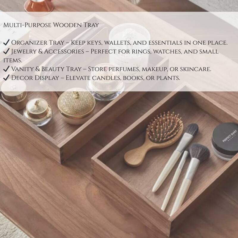 Acacia Wood Bathroom Accessory Set Collection