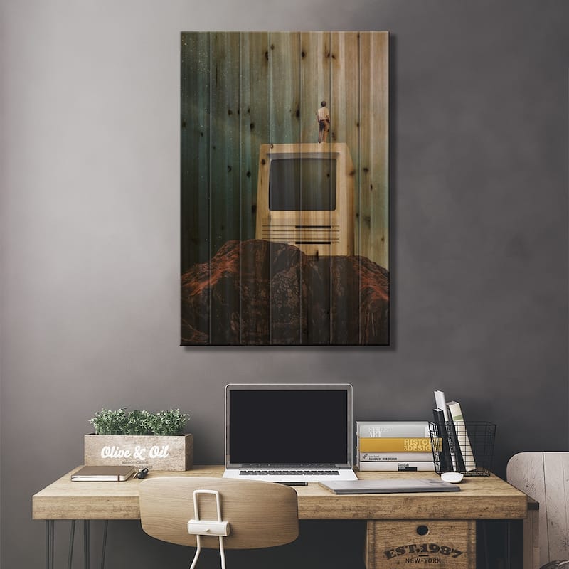 We are going to Escape Print On Wood by Frank Moth - Multi-Color