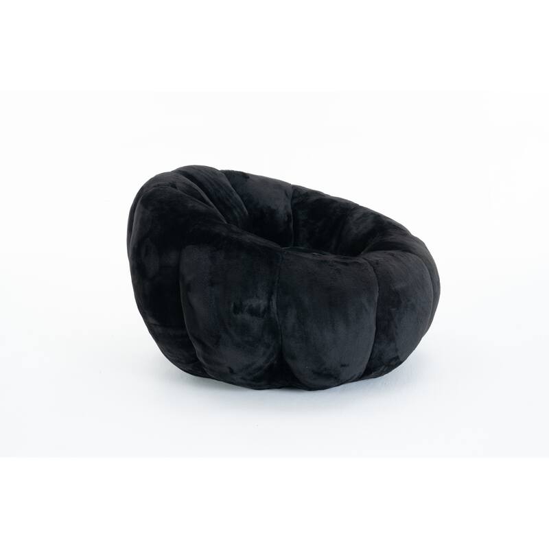 GDFStudio - Faux Fur Floral-Shaped Ultra-Soft Bean Bag Chair