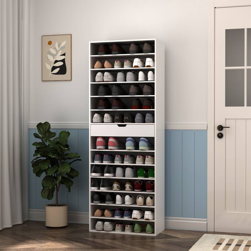 Timechee Shoe Rack Multi Layer Shelf Entrance Storage Shoe Cabinet