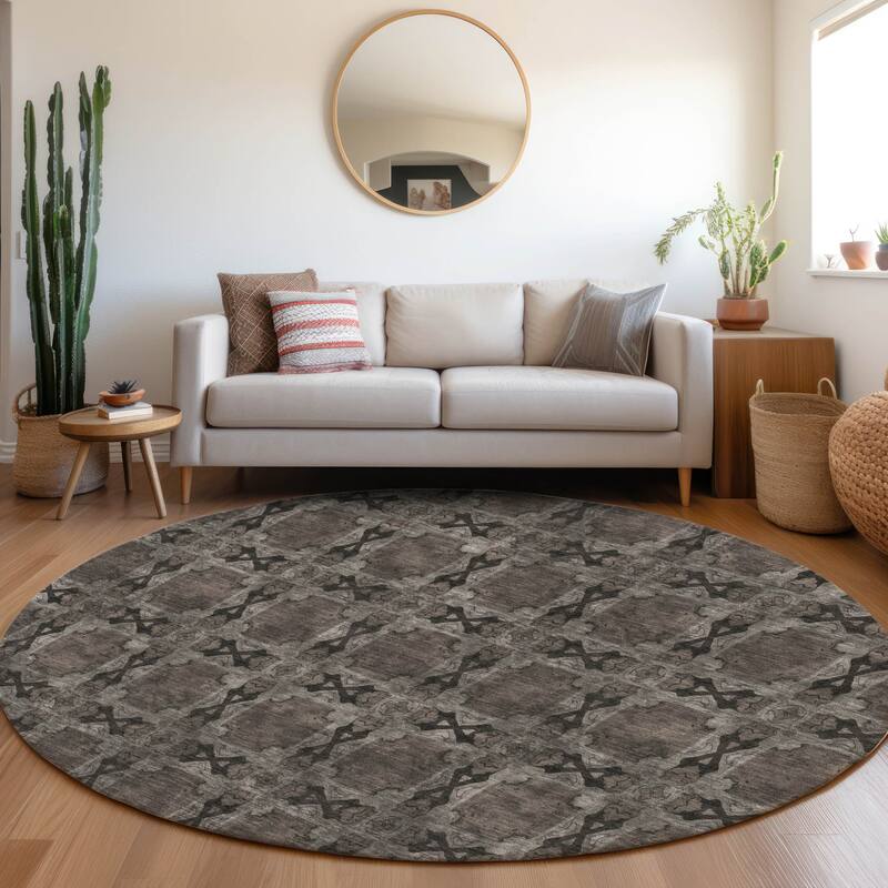 Alriso Botanic Elegance Weather Resistant Timeless Fusion Outdoor Rug