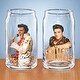 preview thumbnail 1 of 0, Elvis Presley 16 oz. Glasses - Set of 2 - 3 x 5.25 x 3 Brown - 3 x 5.25 x 3