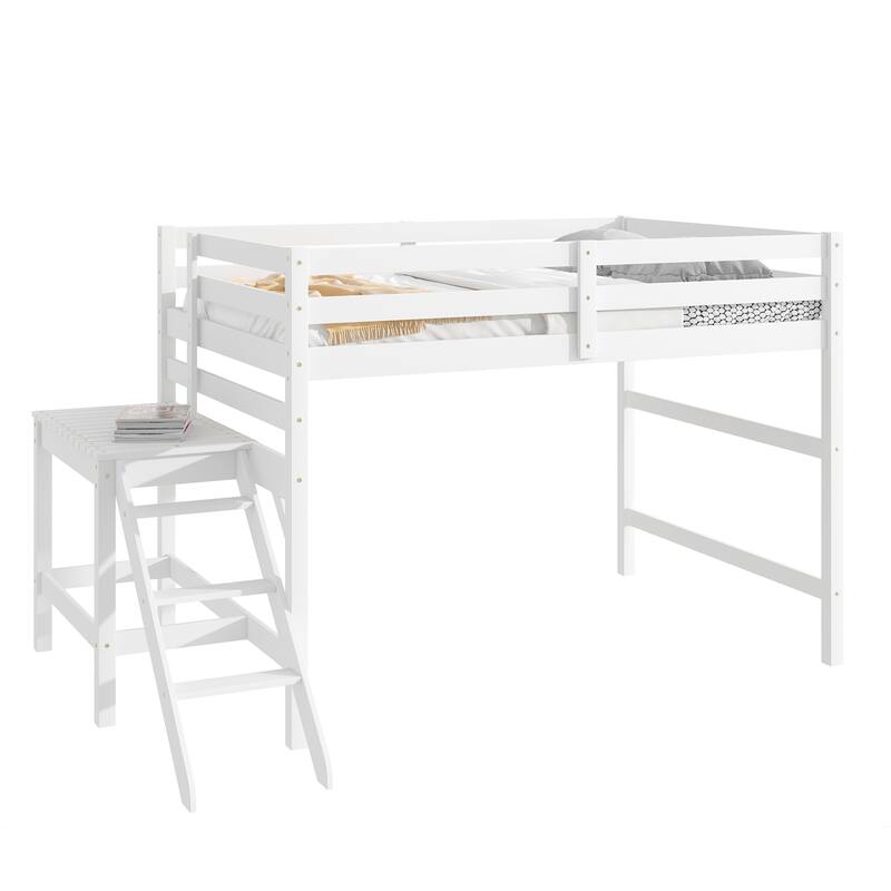 Full Loft Bed with Platform,ladder Bed Bath & Beyond 39427111