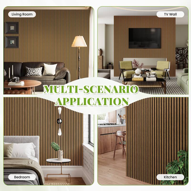 Soundproof Wood Slat Panels Acoustic Wall and Ceiling Panels