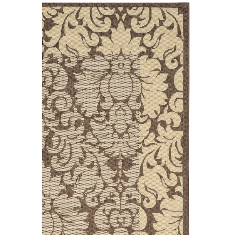 SAFAVIEH Courtyard Peggie Indoor/ Outdoor Patio Backyard Rug
