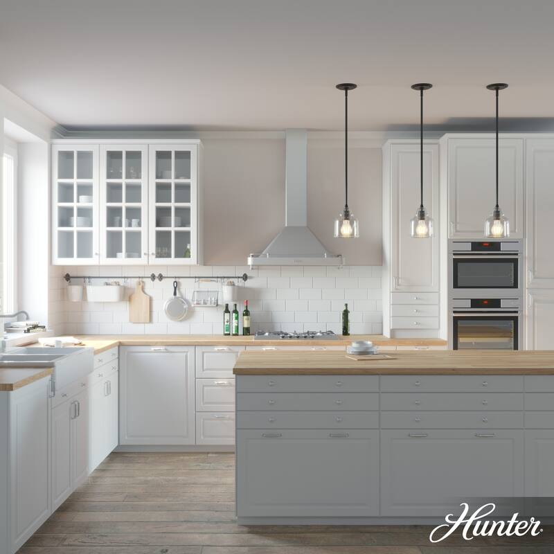 Hunter Dunshire Bell Pendant - Kitchen Island, Dining Room, Entry - Modern Farmhouse, Transitional, Contemporary