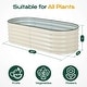 preview thumbnail 2 of 22, Aoodor 4 in 1 Modular Aluzinc Metal Raised Garden Bed - Outdoor Garden Planter Box for Vegetable, Flower, Herb