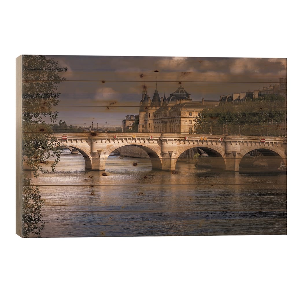 Conciergerie, Paris Print On Wood by Jérôme Labouyrie - Multi-Color
