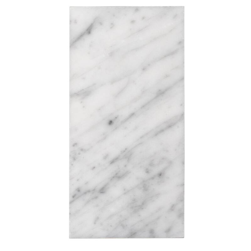 Apollo tile 3 x 6 Grandis Honed White Bianco Carrara Marble Tile (5 sq ft/case) - 40 Pack