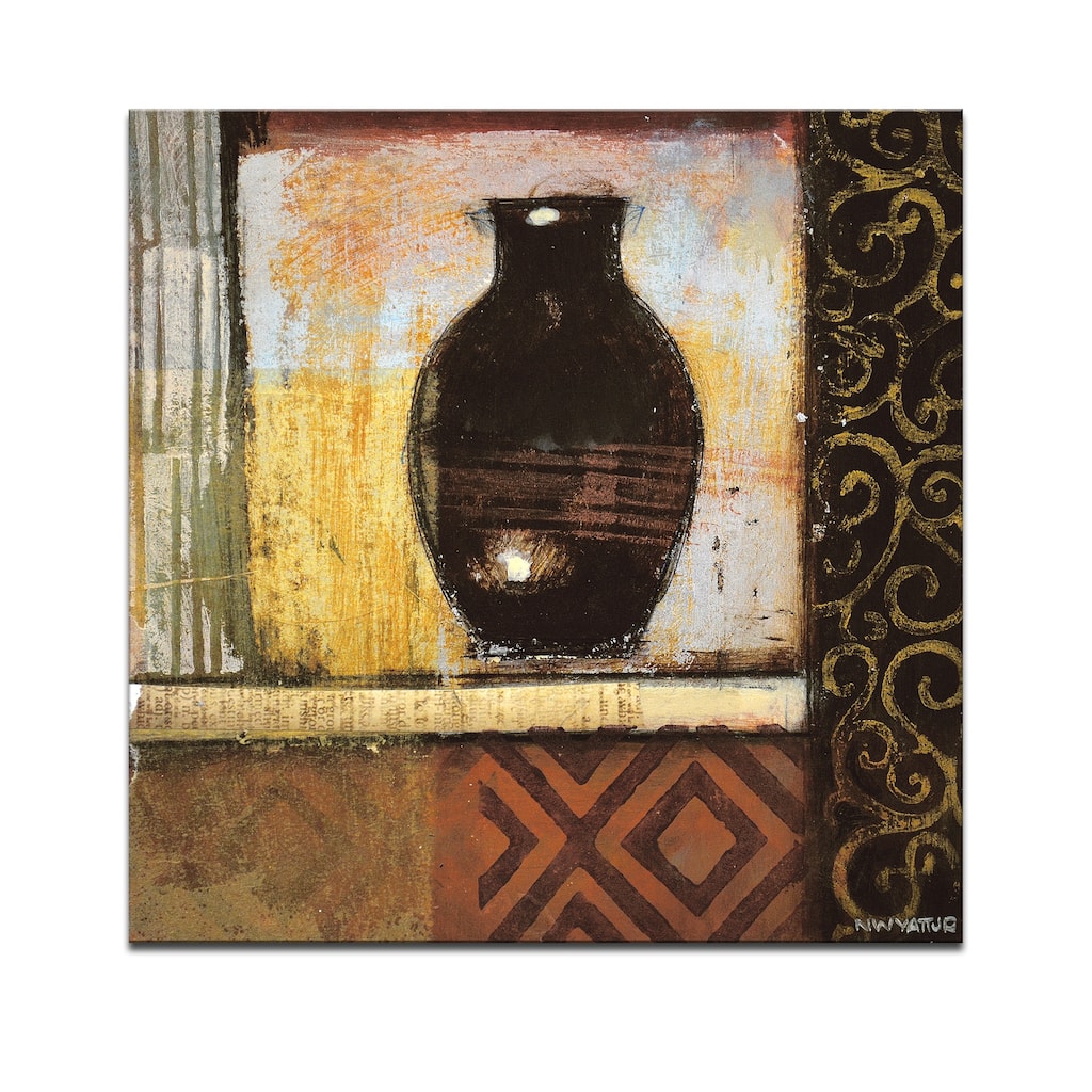 Ancient Urn IV' Wrapped Canvas Wall Art by Norman Wyatt Jr.