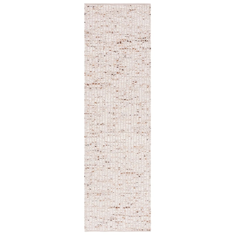 SAFAVIEH Handmade Natura Suzannah Wool & Jute Rug - 2'3" x 8' Runner - Ivory/Beige