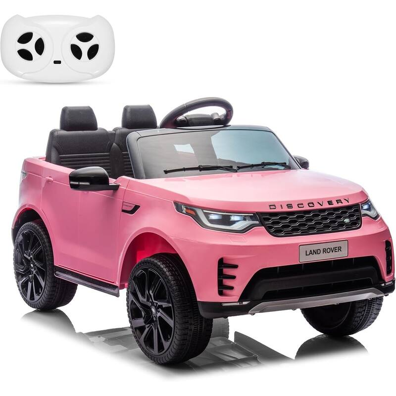 12V Kids Electric Ride On Car with 2-Seater for Toddler 3-8 - Pink