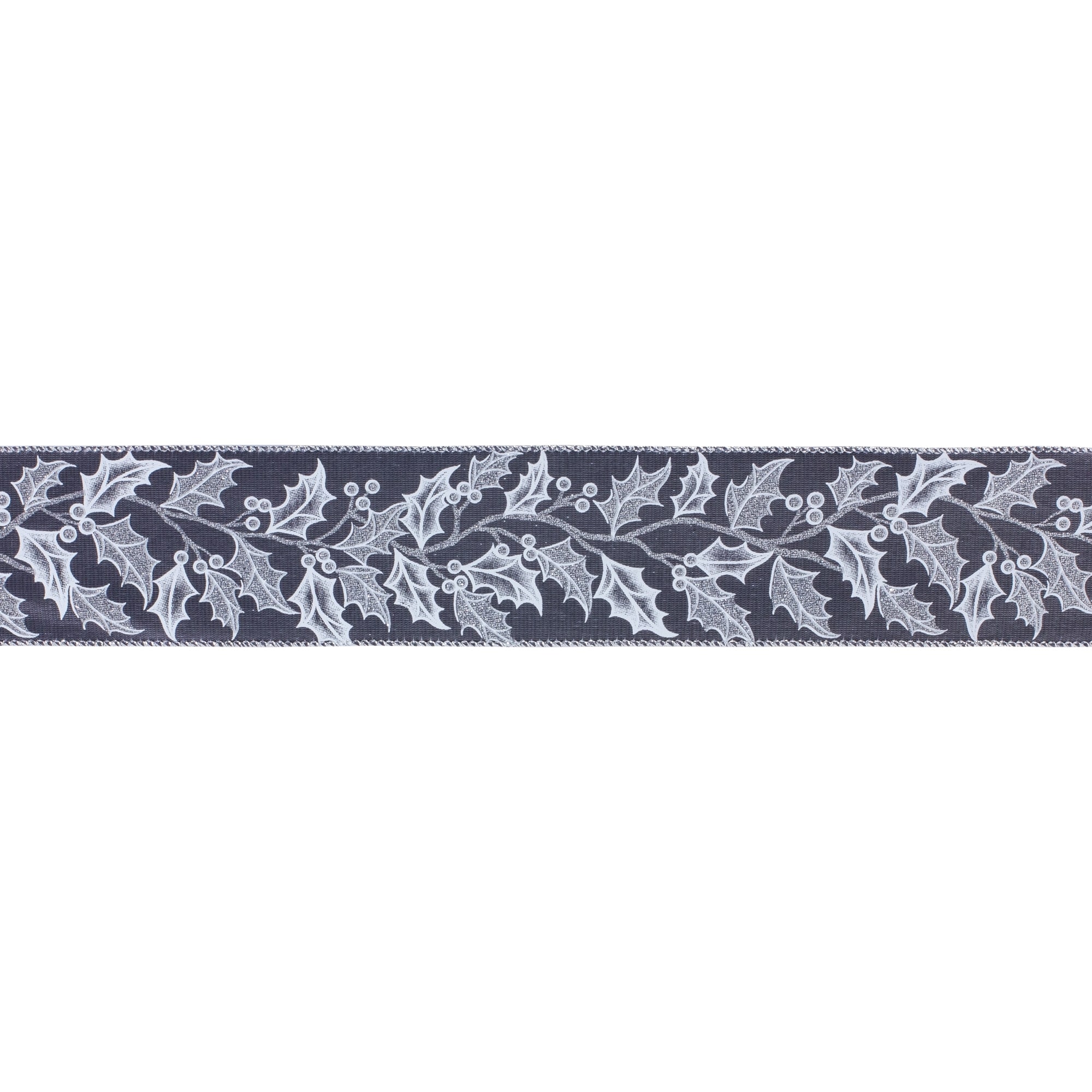Holly Leaf Holiday Ribbon (Set of 2)