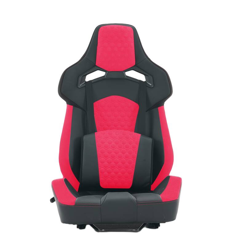 Universal PVC Bucket Style Reclinable Sport PU Leather Simulator Racing Seat with Adjustable Lock Slide