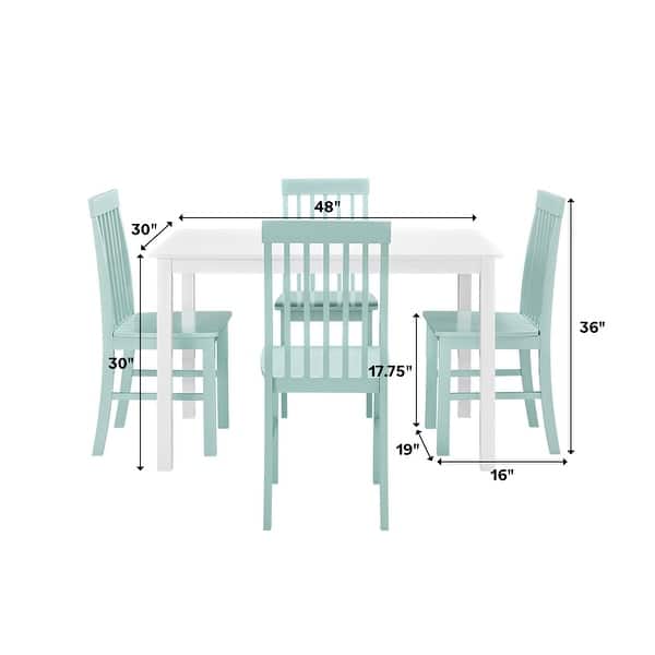 dimension image slide 1 of 3, Middlebrook Designs Pompton 5-Piece Dining Set