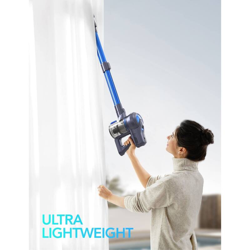 Cordless Vacuum Cleaner, 23000PA Stick Vacuum 4 in 1, 200W w/Dual Digital Motor LED Headlights
