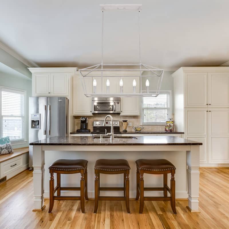 Modern Style Linear Island Pendant Light