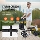 preview thumbnail 3 of 12, Folding Knee Scooter Leg Recovery Scooter for Broken Ankle Foot Injuries