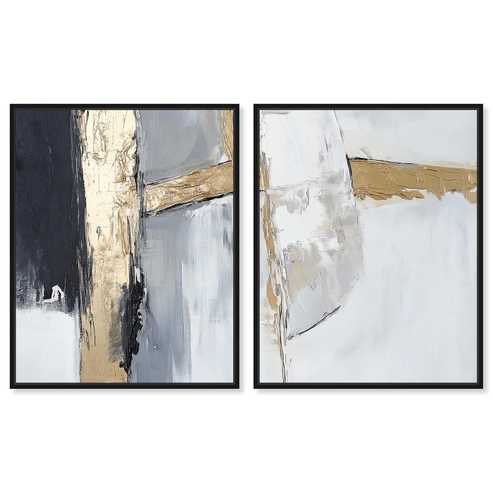 Cracks of Creation II Canvas Set of 2 by Art Remedy