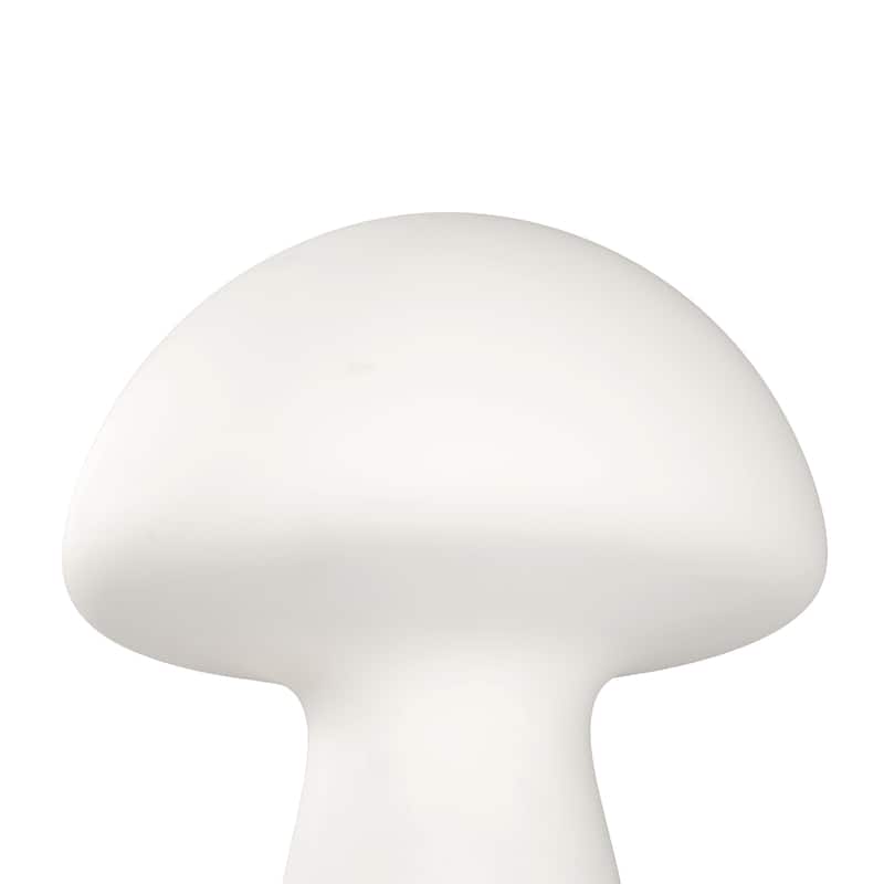 Modern Glass Mushroom Novelty Table Lamp with Stripes