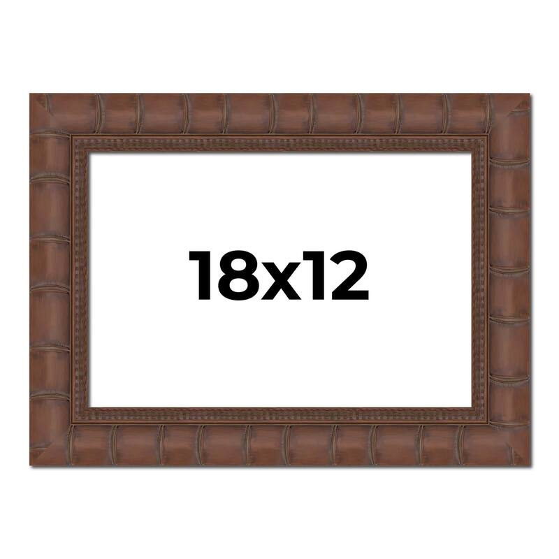 18x12 Frame Pewter Solid Wood Picture Frame Width 1.625 Inches | Interior Frame Depth 0.6875 Inches