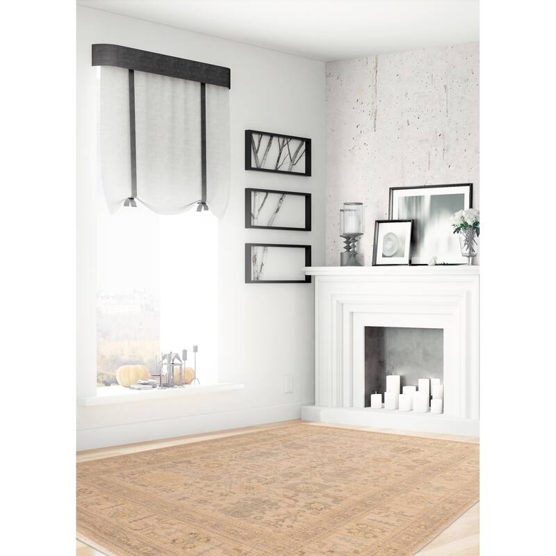 ECARPETGALLERY Hand-knotted Jamshidpour Light Khaki Wool Rug - 8'2 x 10'3