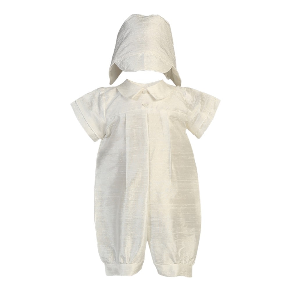 white silk romper