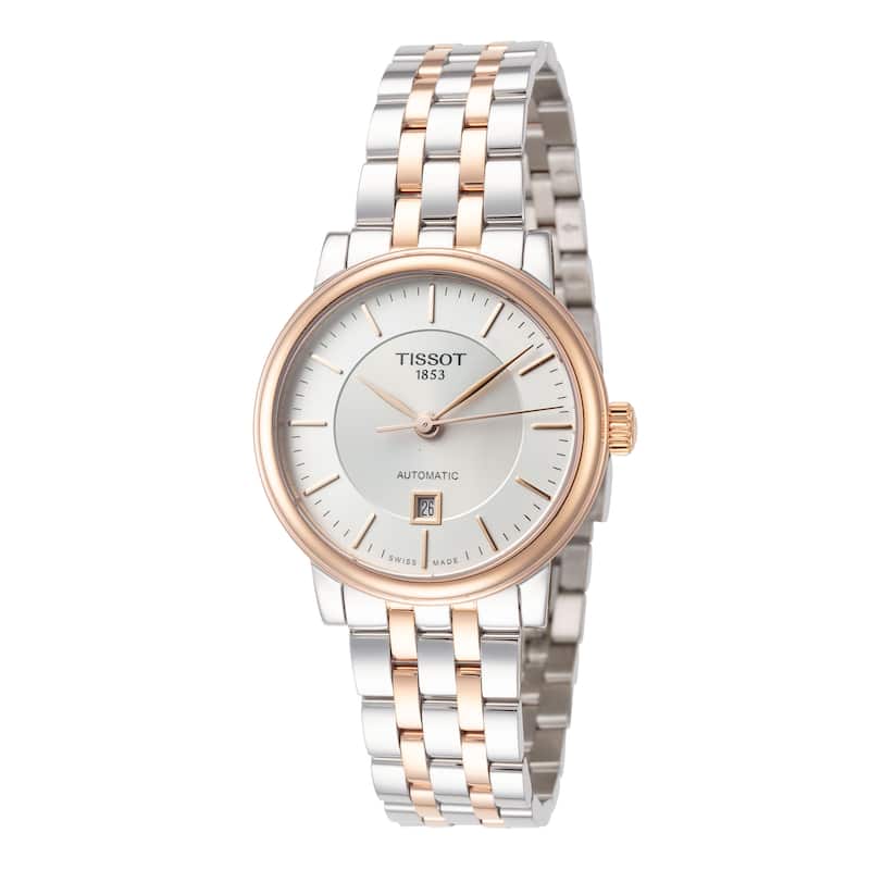 Tissot Women's Carson 30mm Automatic Watch T1222072203101 - Silver - One Size