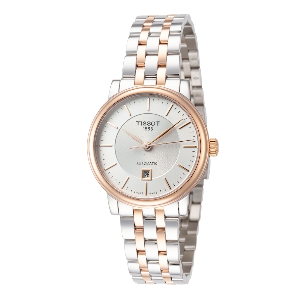 Tissot Women's Carson 30mm Automatic Watch T1222072203101 - Silver - One Size
