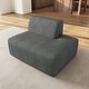 preview thumbnail 56 of 62, Modern No Assembly Required Sectional Chaise Lounge Side Sofa