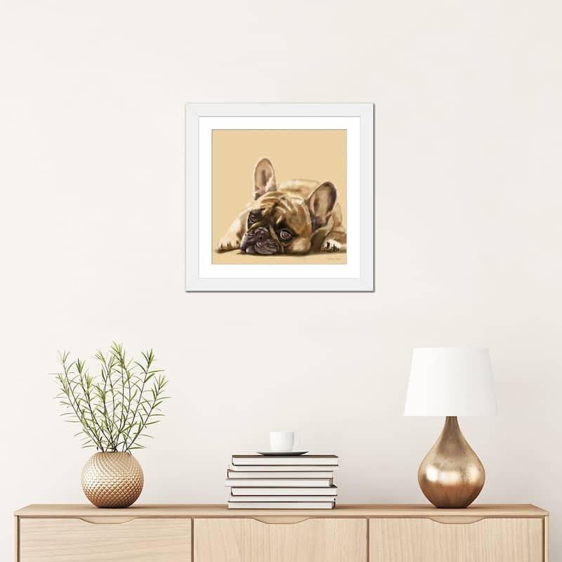 iCanvas "French Bulldog Resting" by Vicki Newton