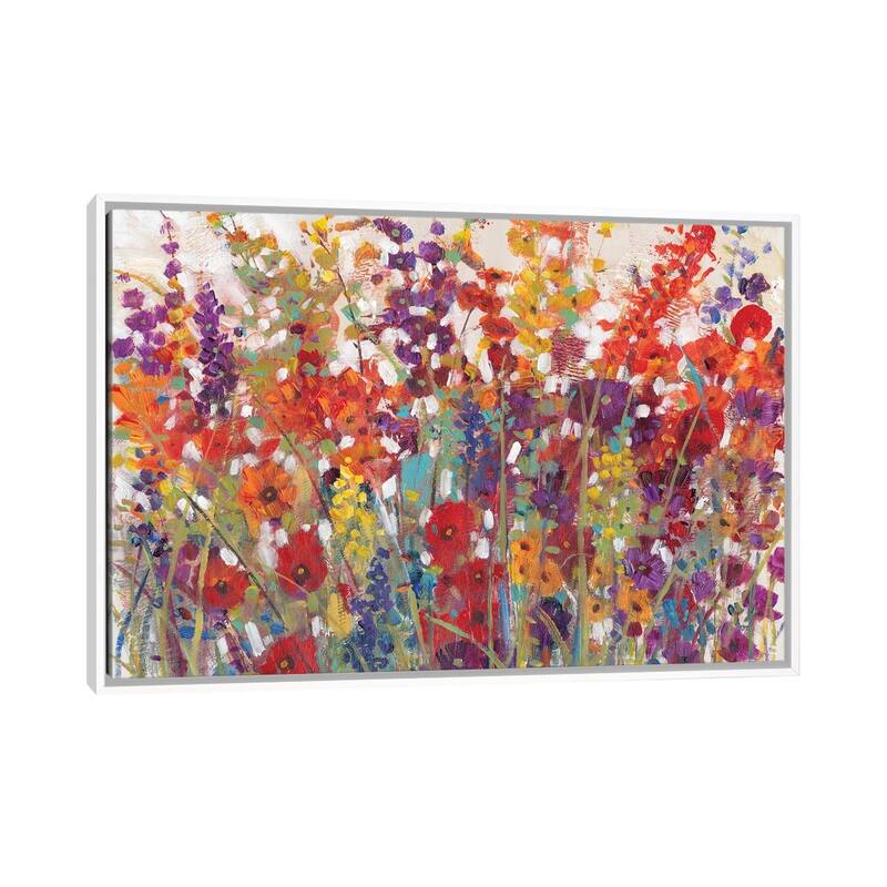 iCanvas "Variety Of Flowers II" by Tim OToole Framed Canvas Print - White - 32x48