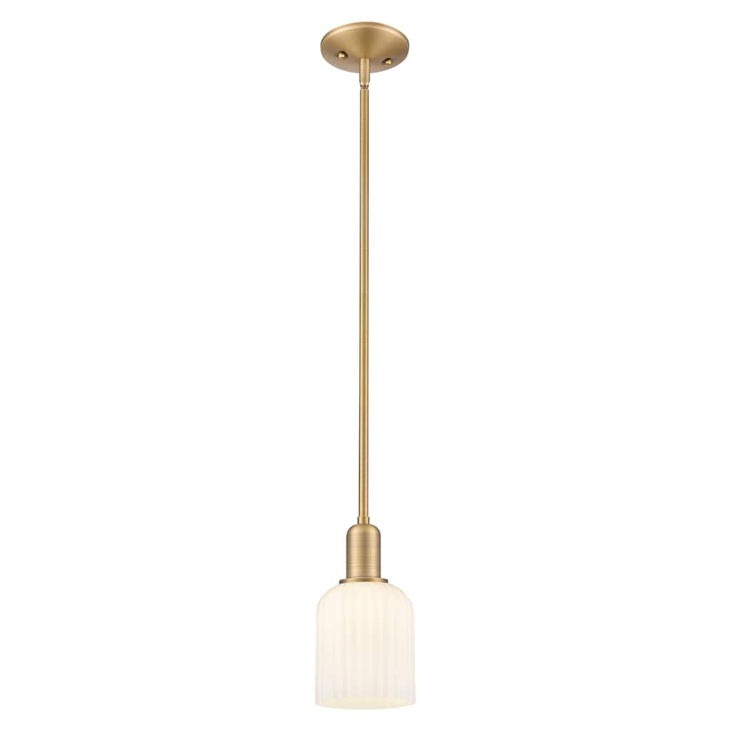 Innovations Lighting Downtown Urban - Bridal Veil - 1 Light 5" Stem Hung Mini Pendant