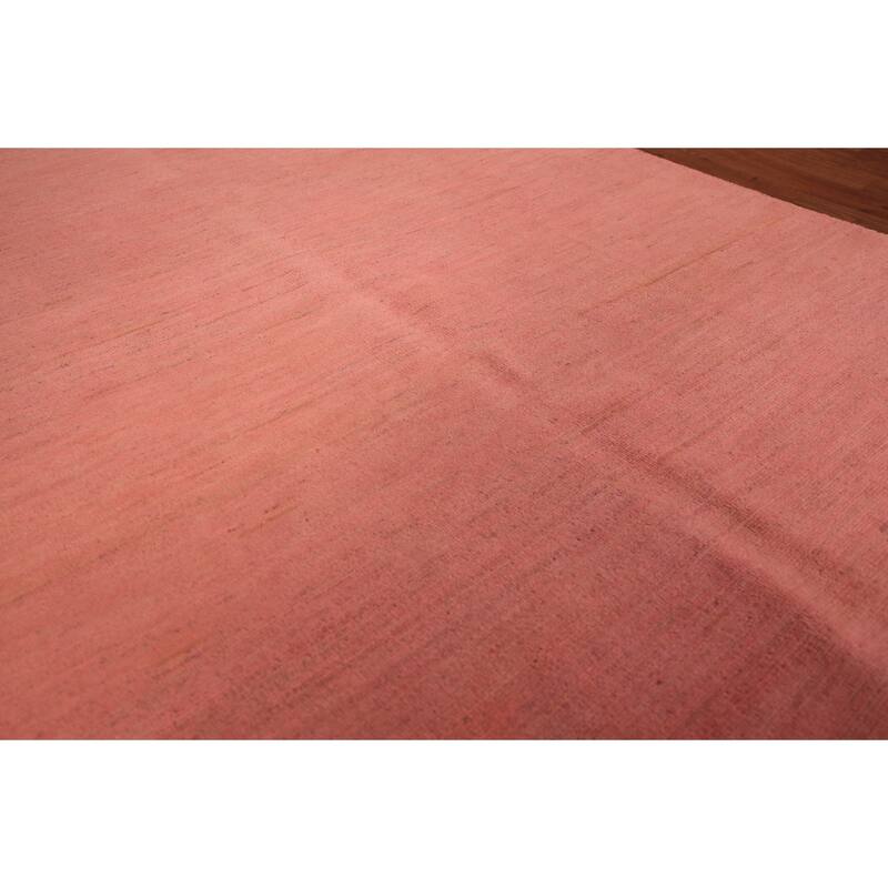 Pink Modern Gabbeh Oriental Area Rug Handmade Wool Carpet - 4'11" x 6'7"