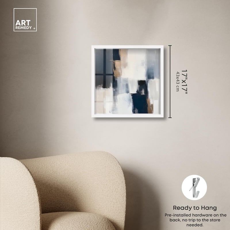 Blue Mood Depth II Shadowbox by Art Remedy