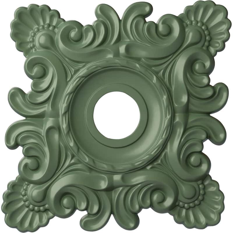 18"W x 18"H x 3 1/4"ID x 1 1/2"P Crawley Ceiling Medallion