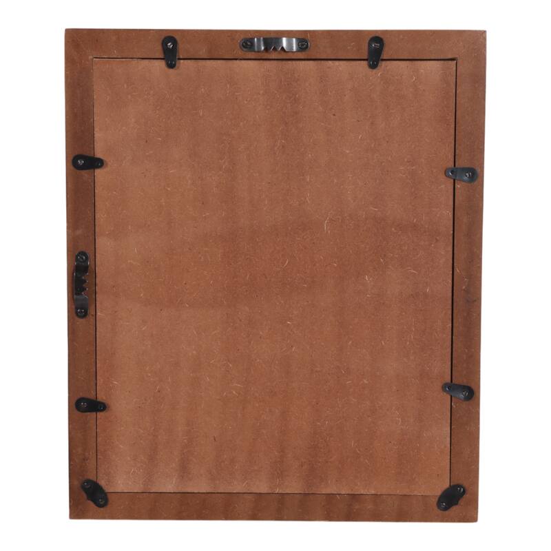 Resin Glass Picture Frame Matted Casual Home Decor with Backing