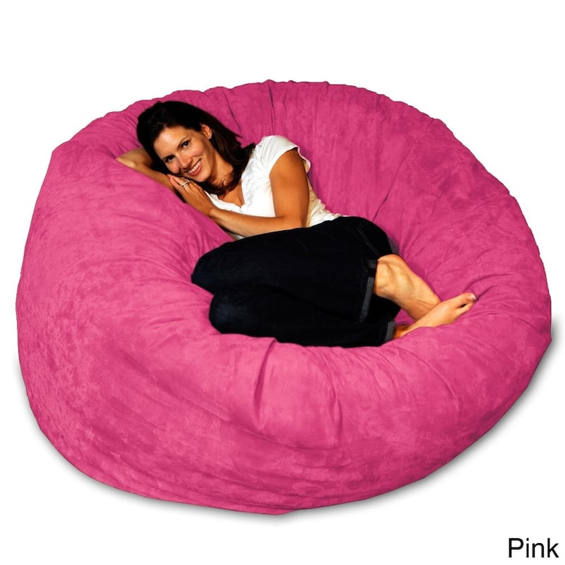 Bean Bag Chair 5-foot Memory Foam Removable Cover Bean Bags